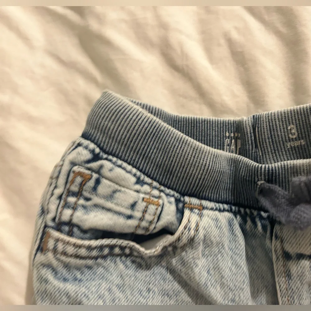 Light Blue Denim Baby Shorts baby gap - Picture 2 of 2